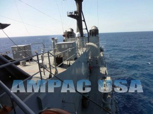 Ampac USA seawater desalination watermaker for Navy Ship