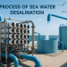 Process seawater desalination