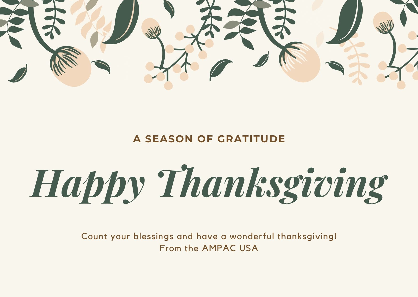 A Reason To Be Grateful – Thanksgiving Day 2019