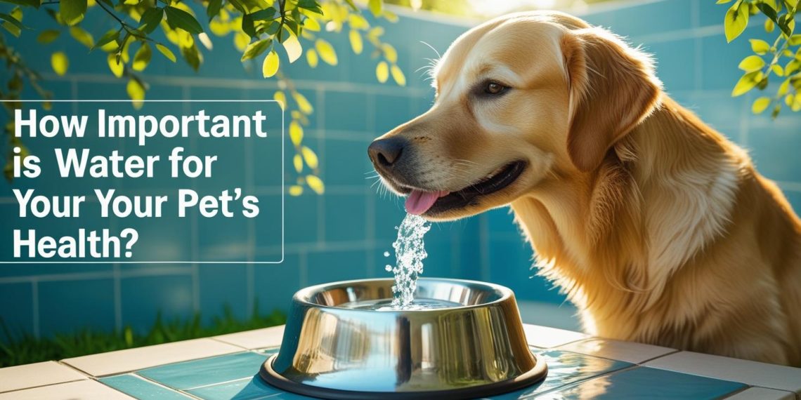 How Important is Water for Your Pet's Health