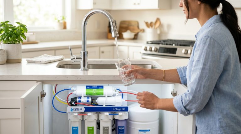 Drinking water microbiome assembly induced by water stagnation