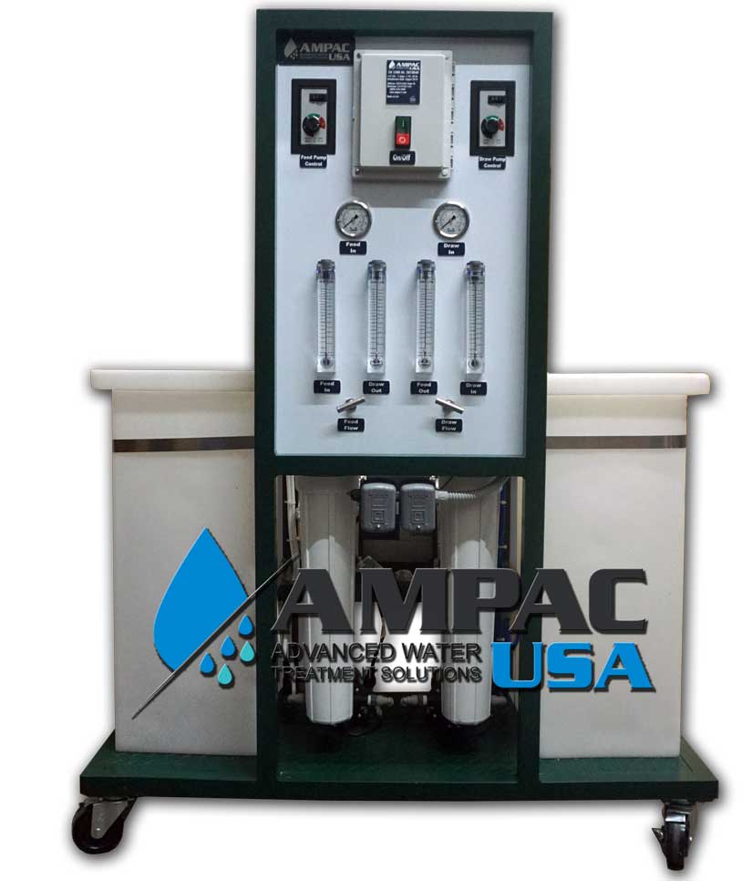 Forward osmosis RO pilot system by AMPAC USA