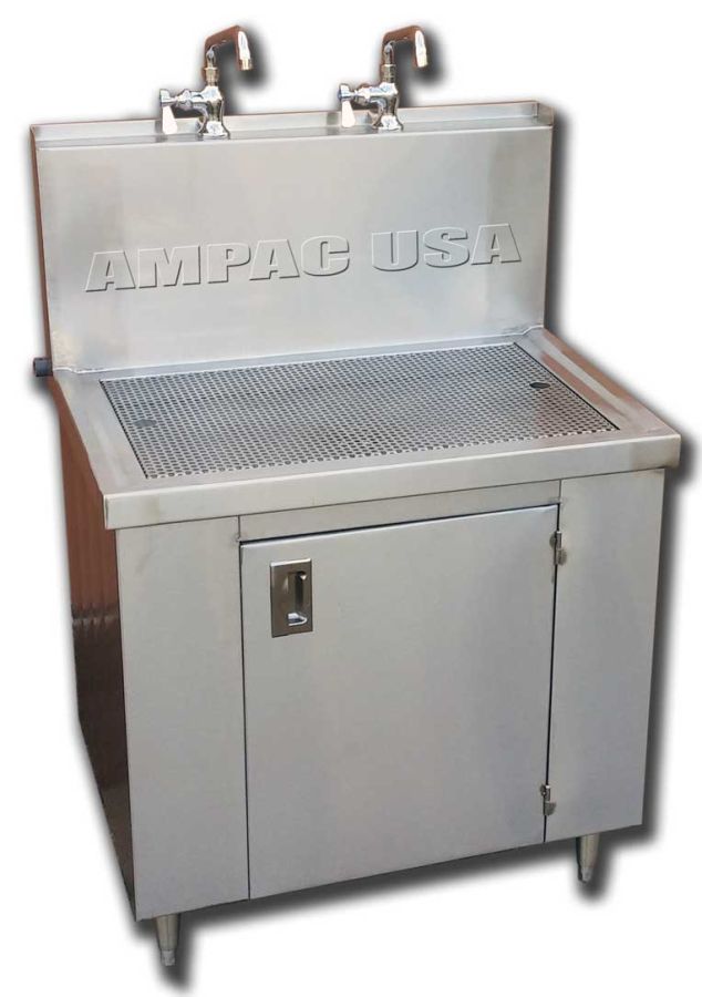 SS2-BWS AMPAC USA Water Store Bottle Filling Station with 2 Faucets