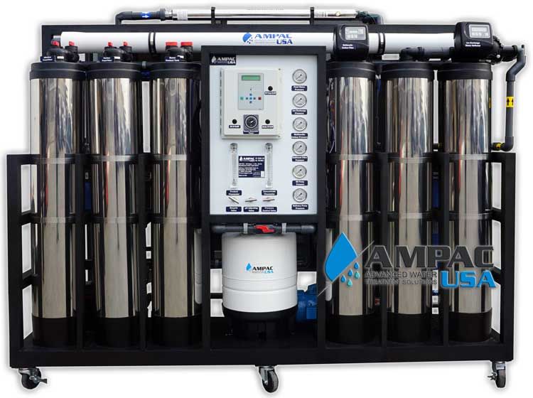 AMPAC USA AP4000-SM Super Water Store reverse osmosis system, 4,000 GPD skid-mounted