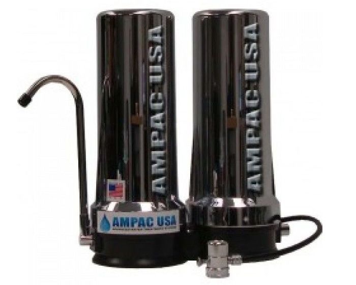 AP-CT20CH Dual Counter Top Water Filter - Chrome