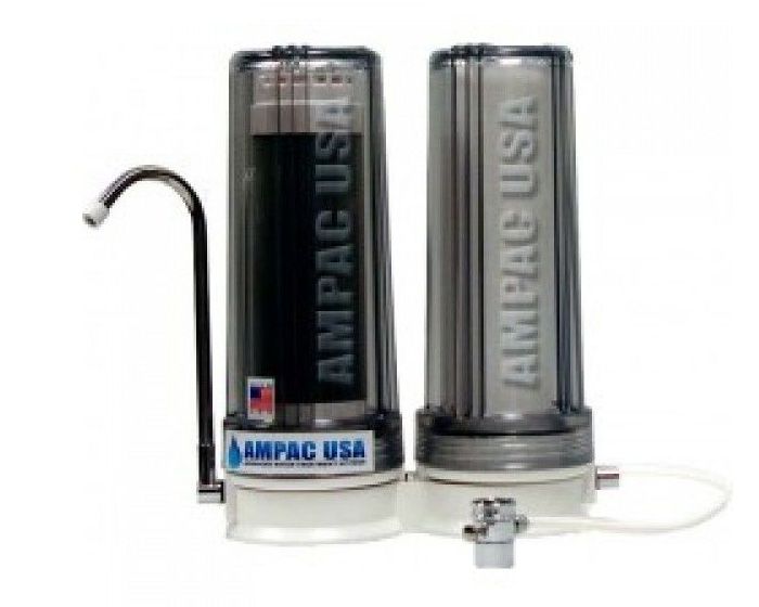 AP-CT20CL Dual Counter Top Water Filter - Clear