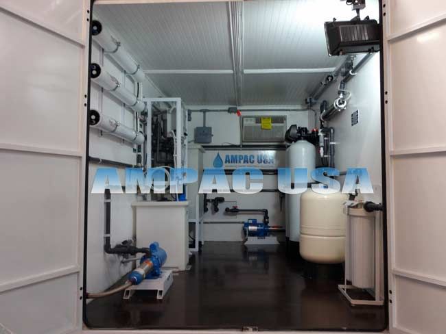 BWRO-10K-LXC Mobile Turnkey Reverse Osmosis, 10,000 GPD