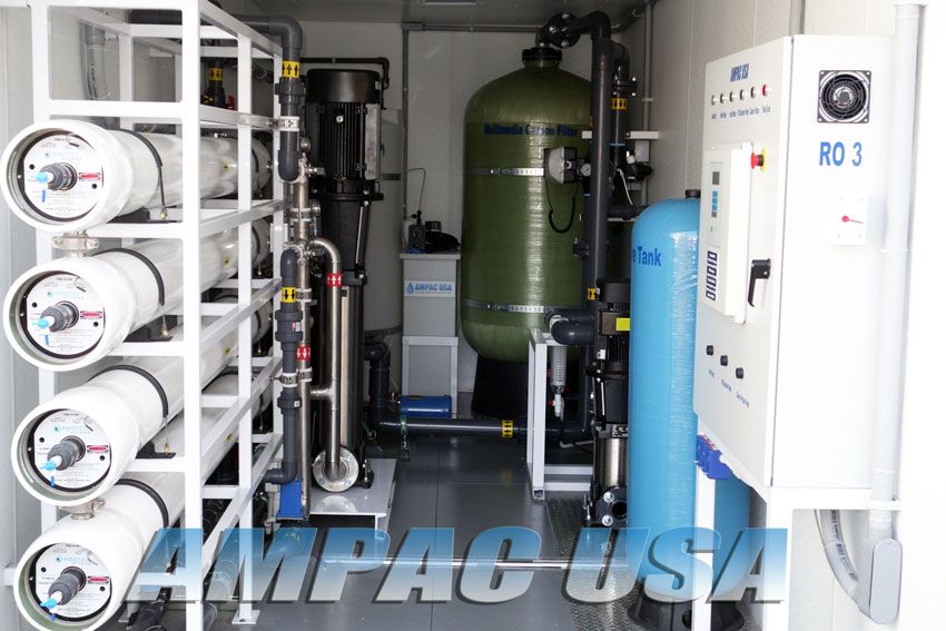 BWRO80K-LX Mobile Turnkey Reverse Osmosis Water Purification, 80,000 GPD